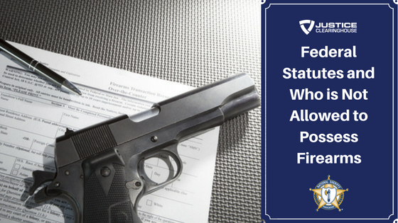 Federal Statutes and Who is Not Allowed to Possess Firearms – Justice ...
