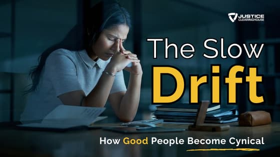 The Slow Drift: How Good People Become Cynical